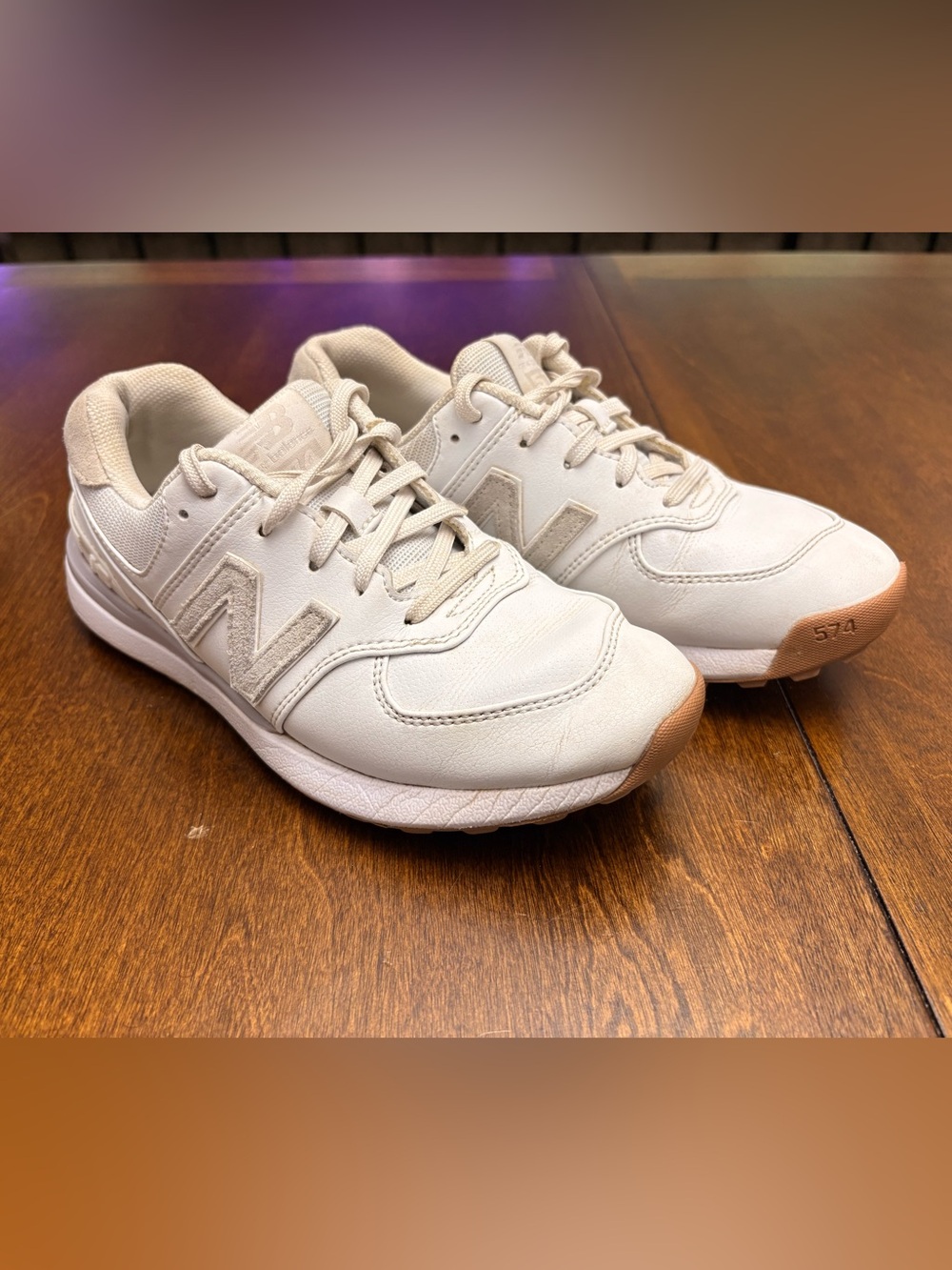 New Balance Women’s 574 Spikeless Golf Shoe / 7 - Picture 1 of 8